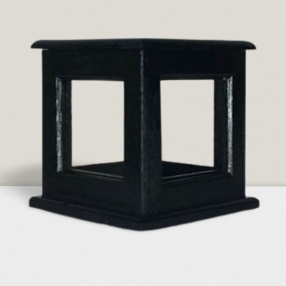 Black Goth Display Box also can be used as Photo display box, keepsakes memorial - Picture 4 of 6